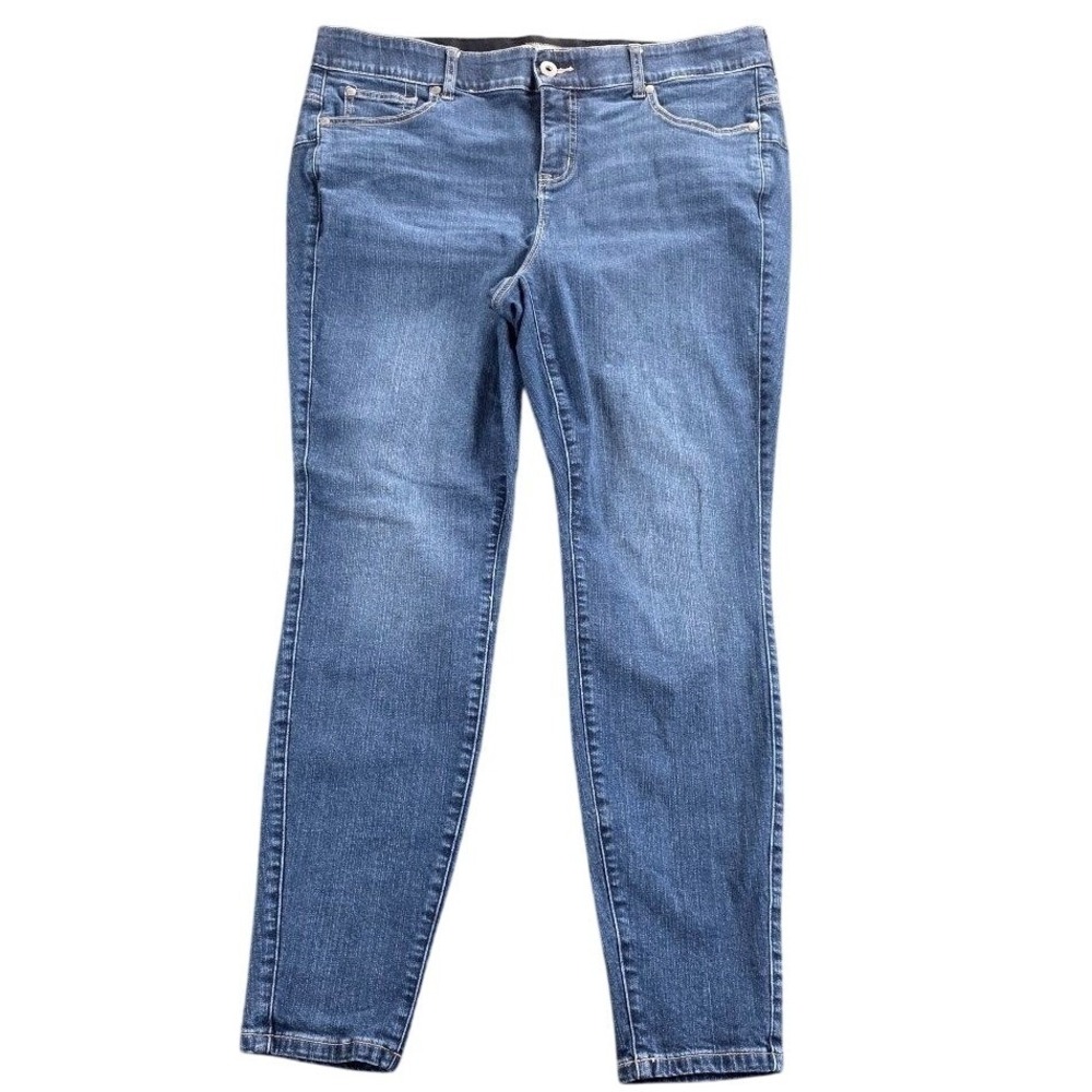 Torrid Bombshell Skinny Jeans Womens 16R Blue Medium Wash High Rise Denim